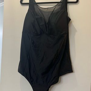 Torrid black one piece bathing Suits size 2x